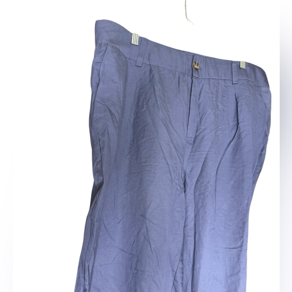 Torrid Slim Taper Stretch Linen Blend Mid-Rise Pant size 20 NWT - Picture 3 of 5